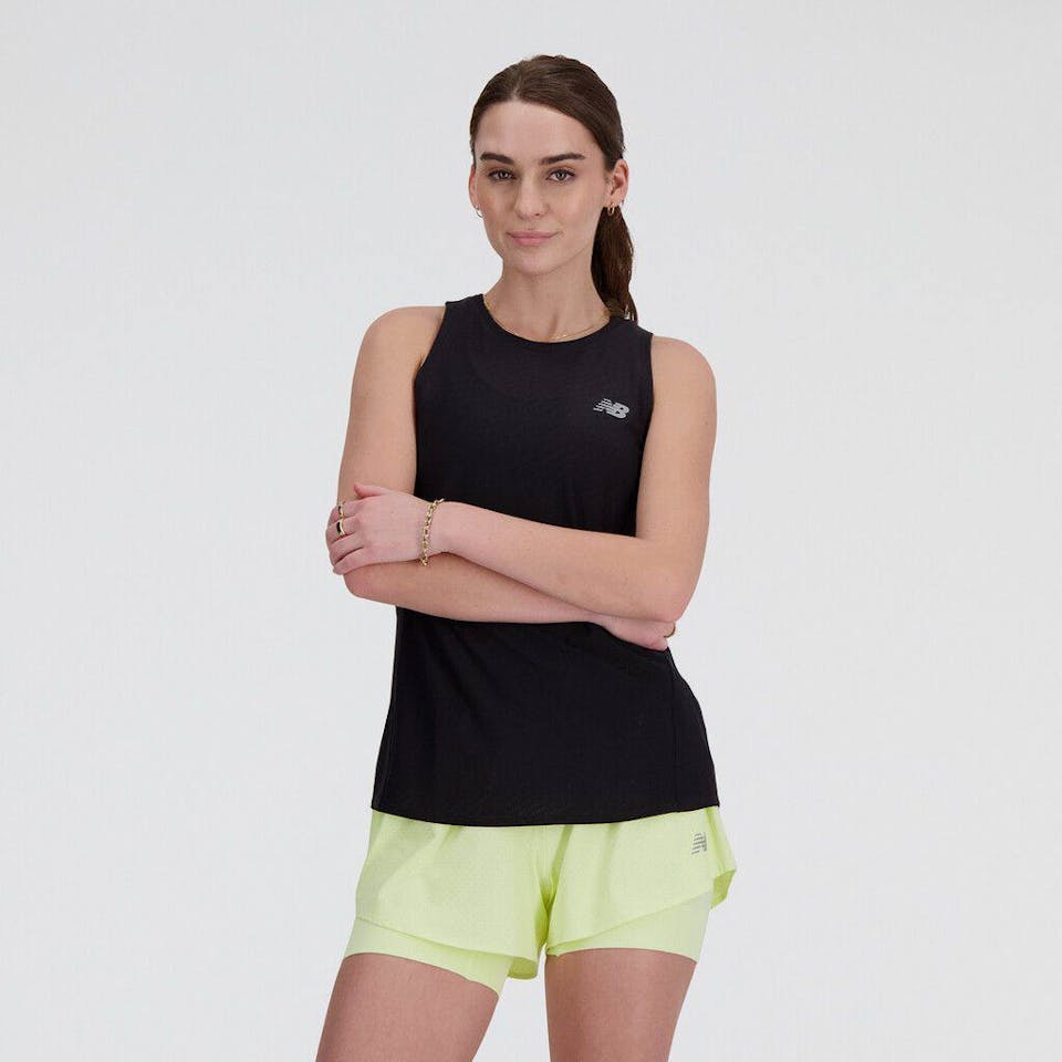 New Balance Women's Jaquard Tank Black 04