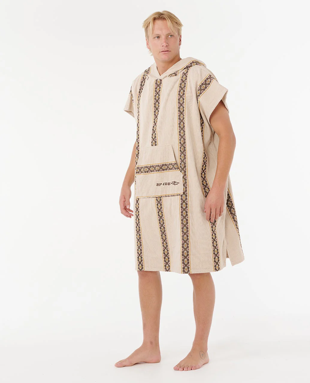 Rip Curl Classic Surf Hood Towel Bone 02
