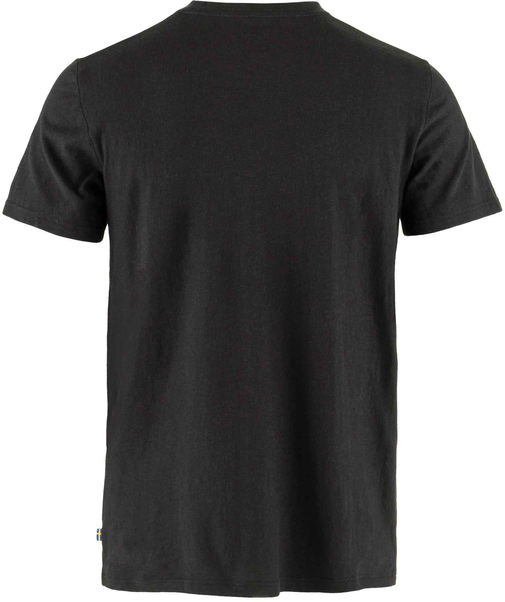 Fjällräven Men's Hemp Blend Tee Musta 02