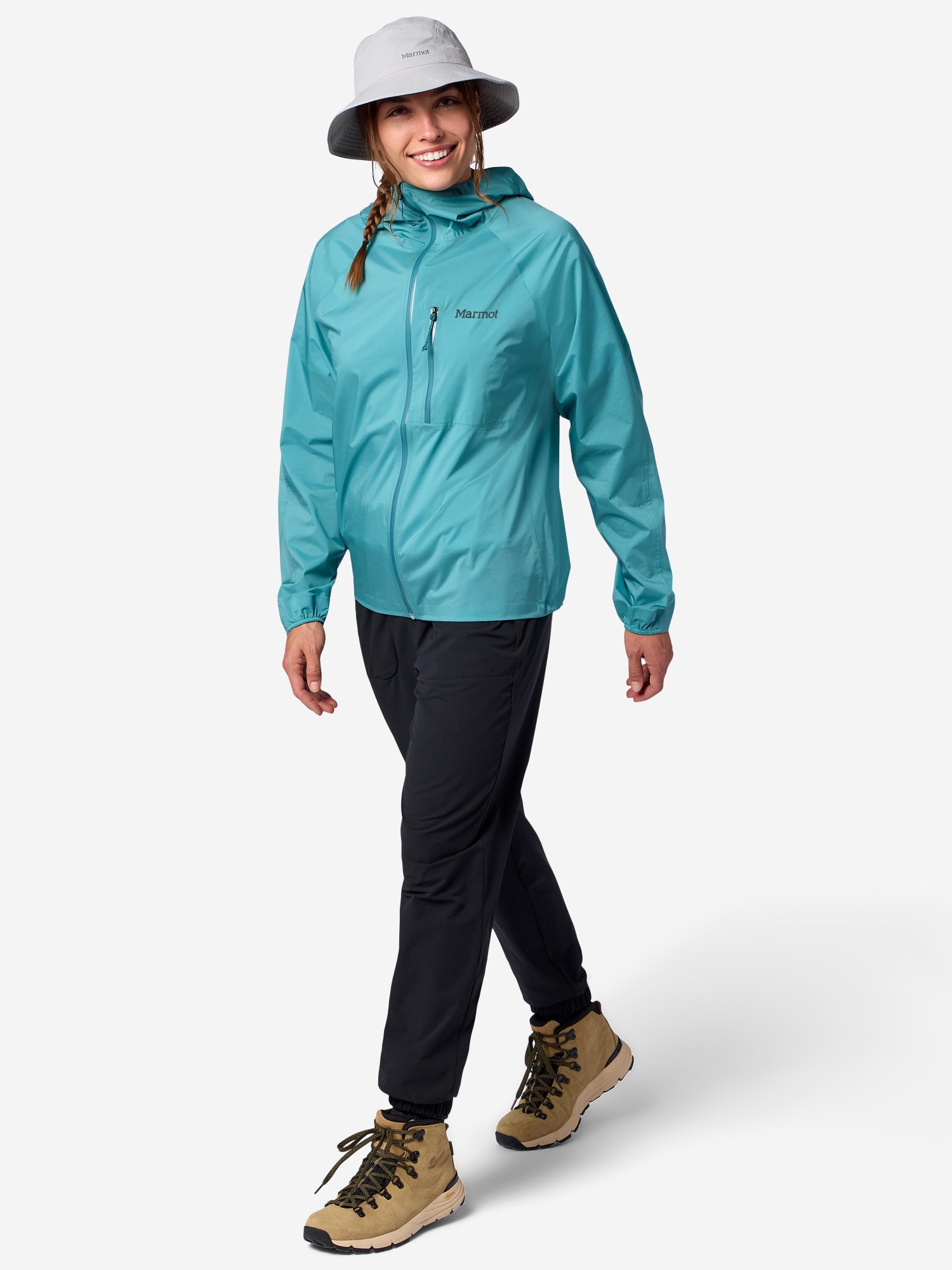 Marmot Women's Superalloy Bio Rain Jacket Galapagos Blue 06