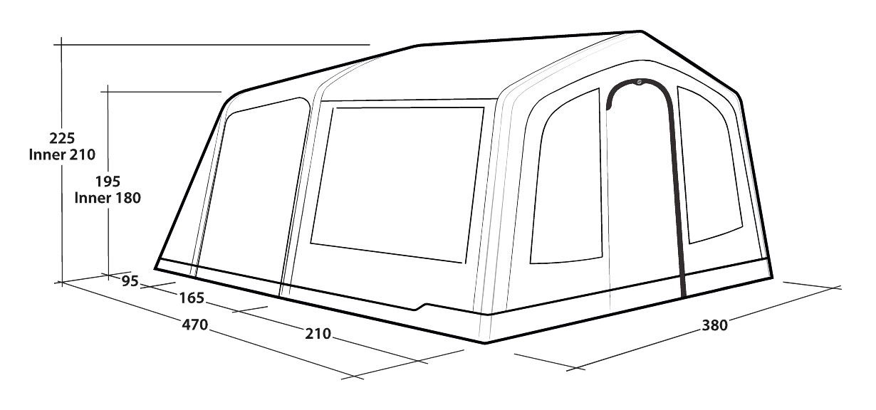 Outwell Michigan 4 Air  10