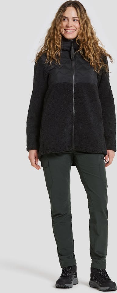 Didriksons Women's Bibi 2 Full Zip Musta 02