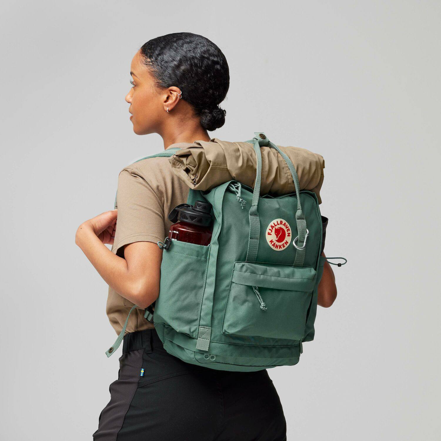 Fjällräven Kånken Outlong Black 15