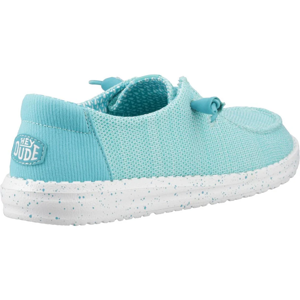 HeyDude Women's Wendy Stretch Sox Ceramic Blue 04