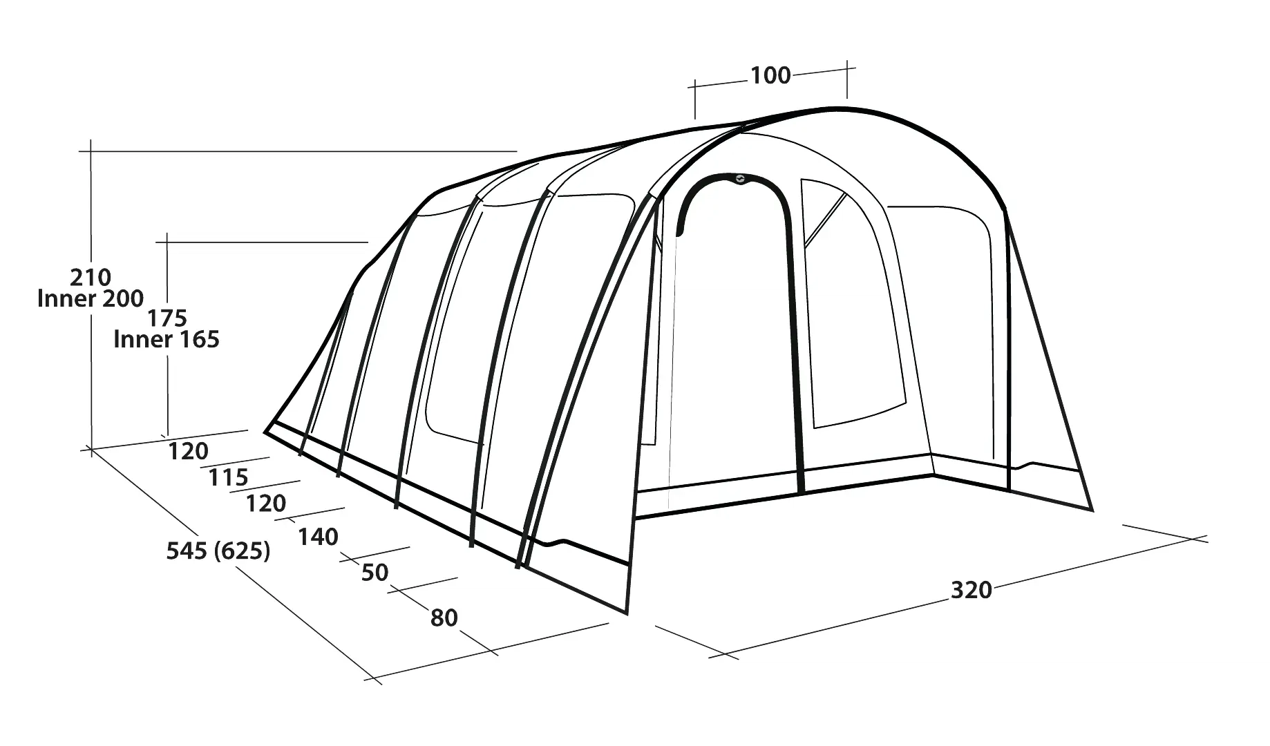 Outwell Denver 5  14