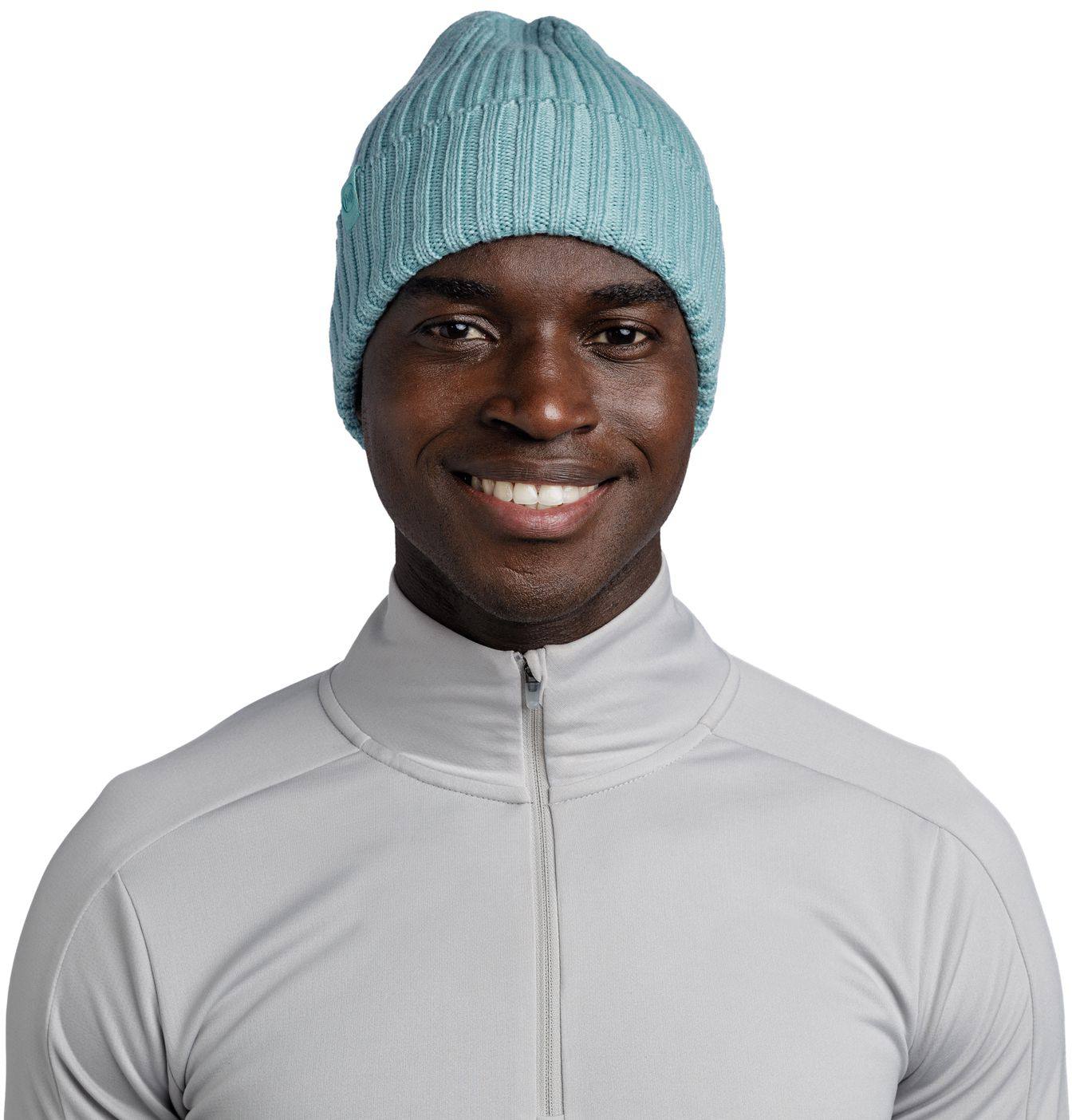 Buff Norval Knit Hat Pool Blue 04