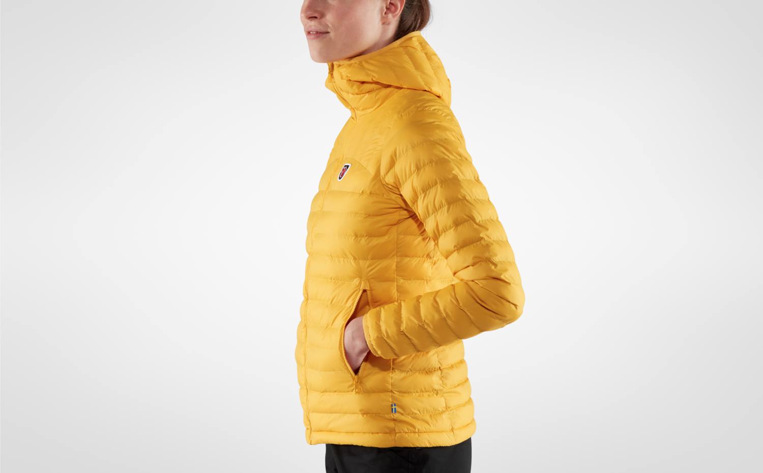 Fjällräven Women's Expedition Lätt Hoodie - Naisten kevyttoppatakki Deep Forest 08