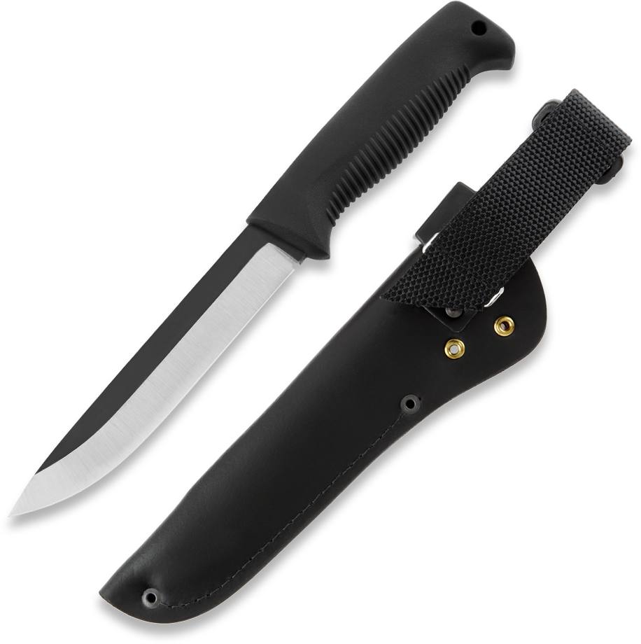 Peltonen Knives Ranger Knife M95 with a leather sheath, Uncoated Blade  02