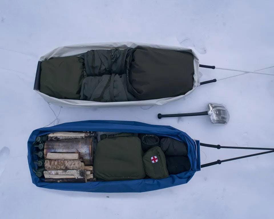 Savotta Rolltop Stuffsack, 500D, 40L Black 06