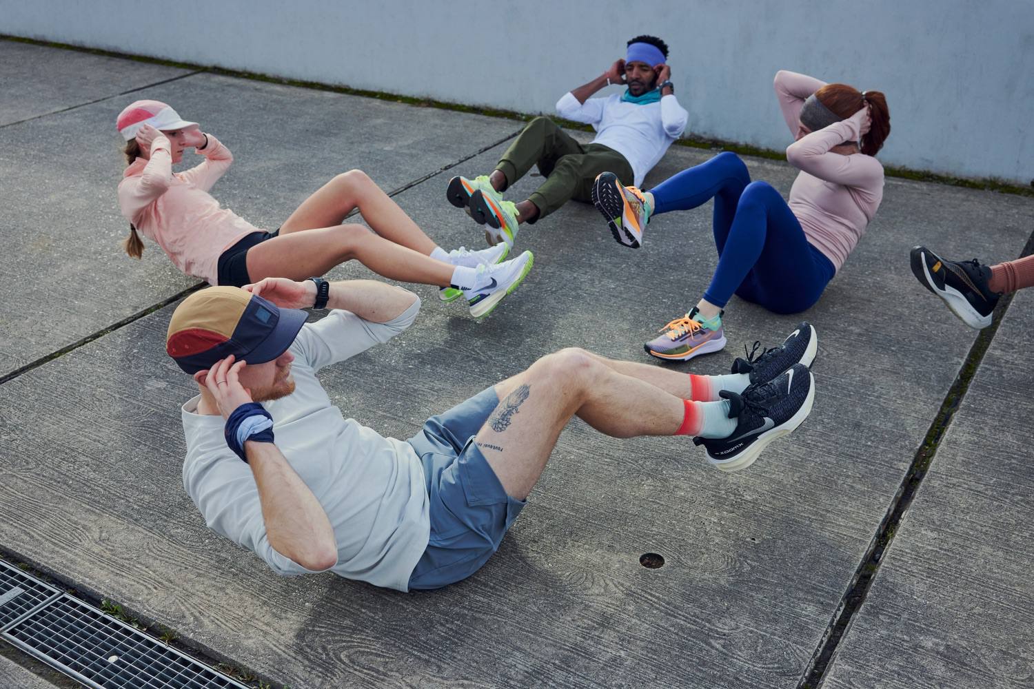 Buff 5 Panel Go Cap Domus Pale Pink  09