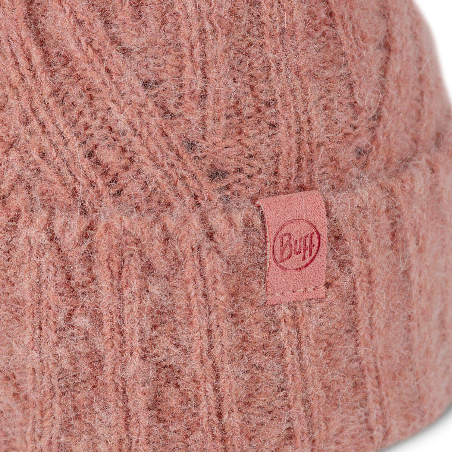 Buff Nerla Beanie Crimson 02