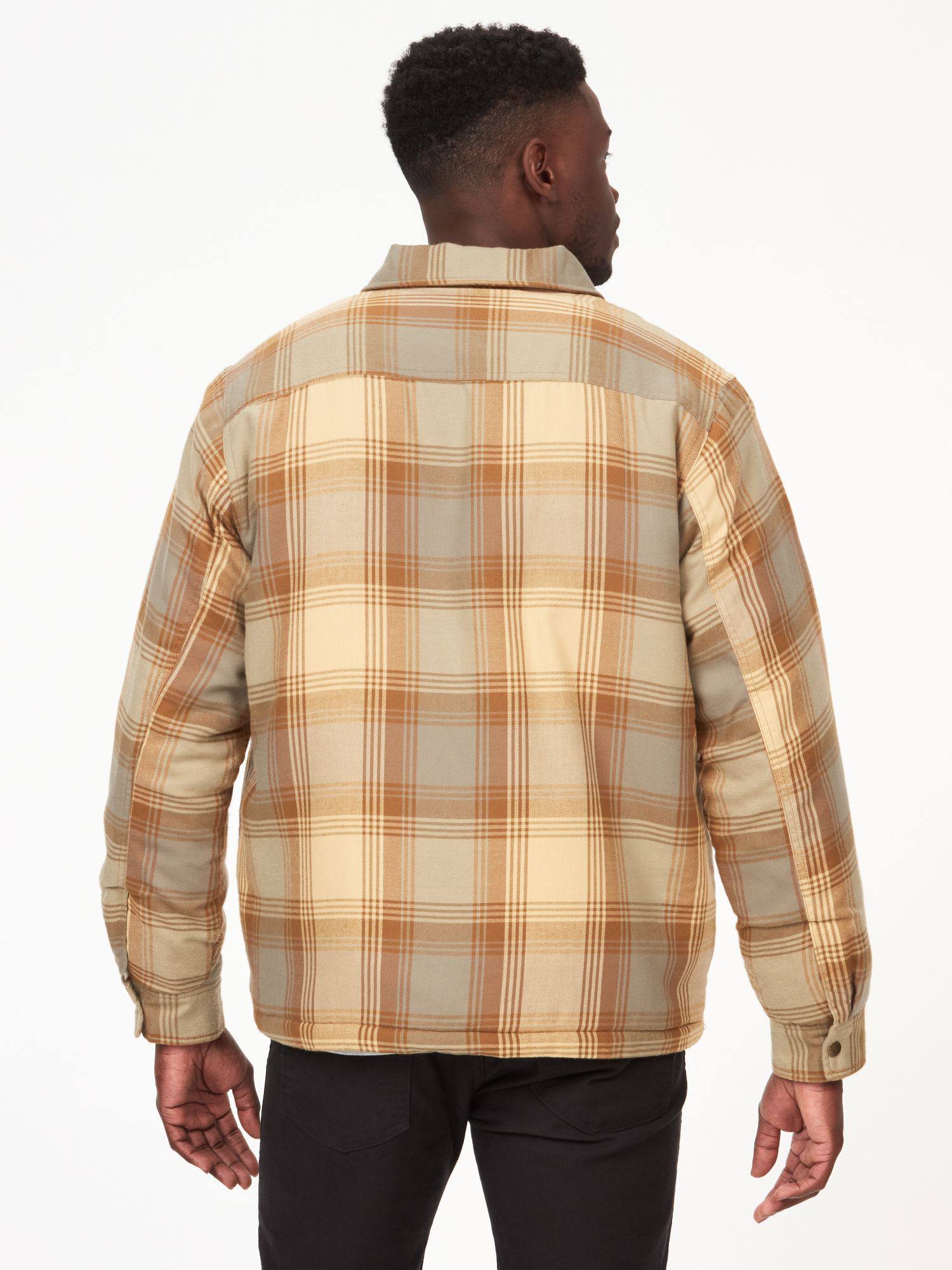 Marmot Ridgefield Sherpa Flannel Shirt Light Oak 06