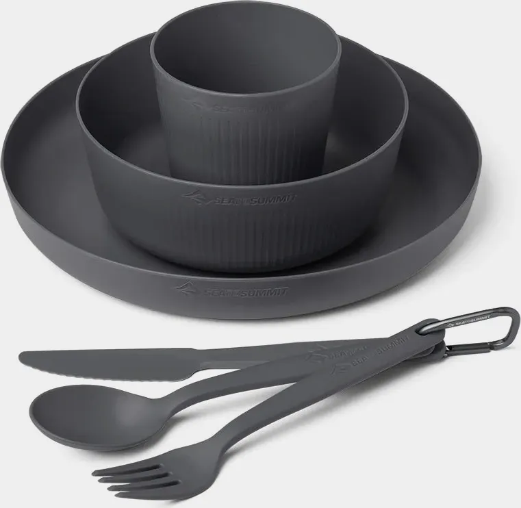 Sea To Summit Camp Dinnerware Set 6 pcs Charcoal 01