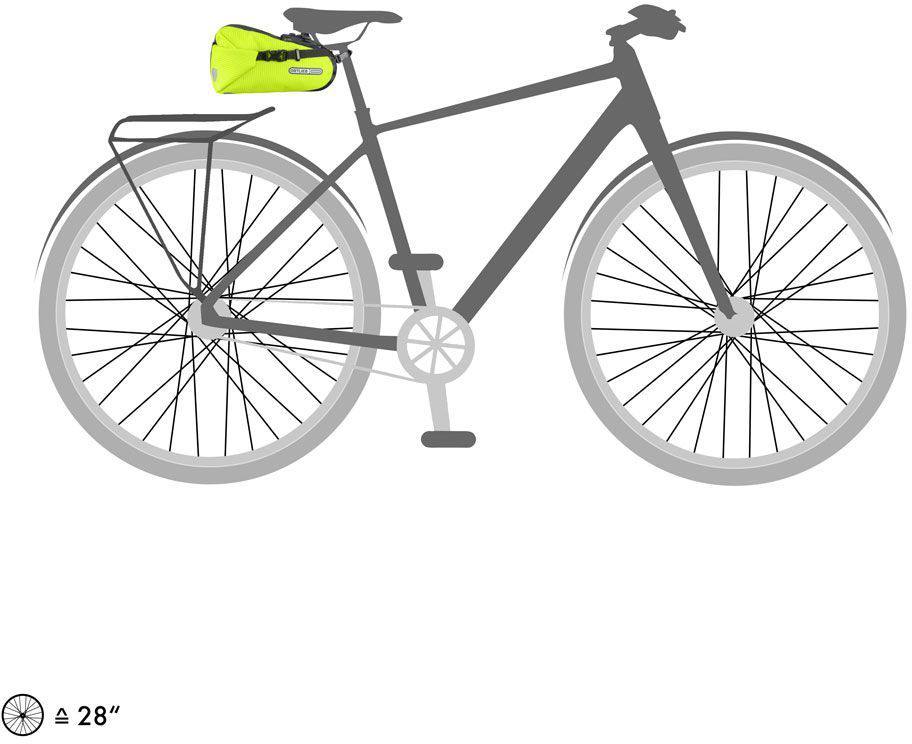 Ortlieb Saddle Bag Two Hi-vis Kelta/Musta 02