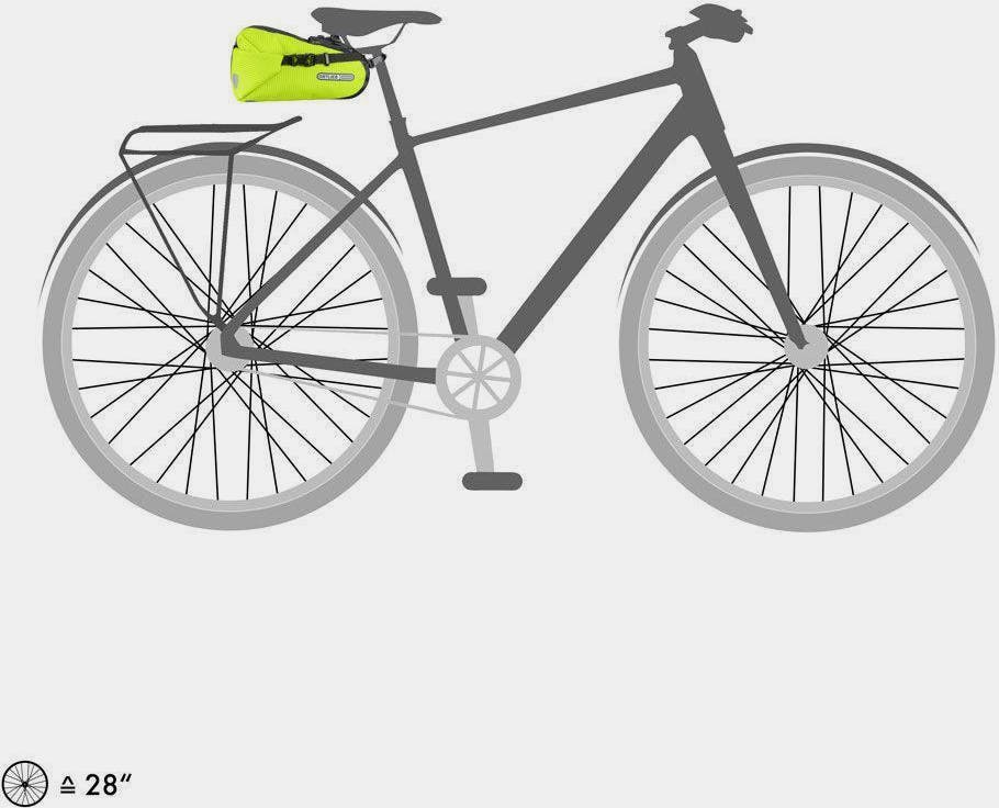 Ortlieb Saddle Bag Two Hi-vis Kelta/Musta 02