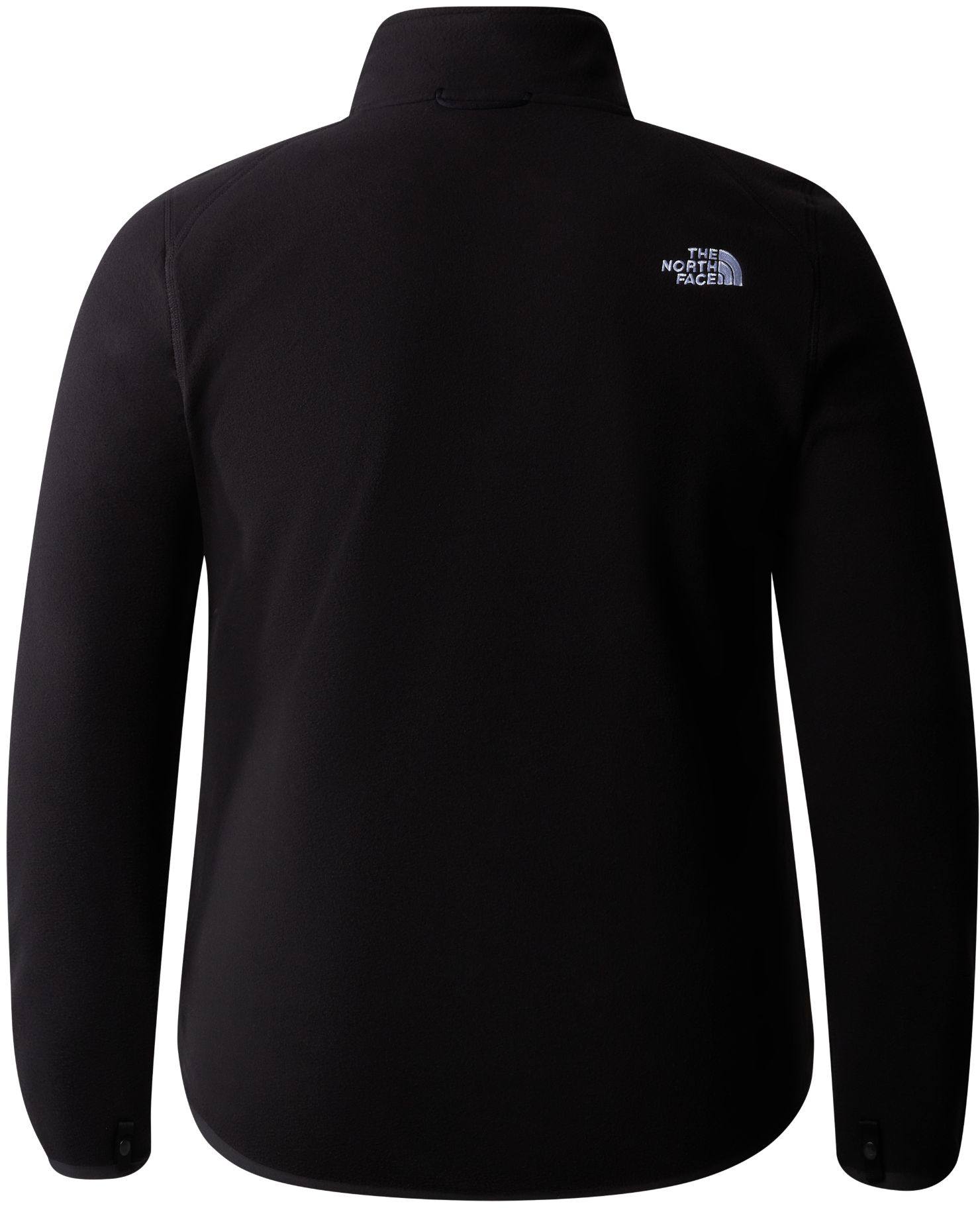 The North Face Women's 100 Glacier Plus Full Zip Black 02