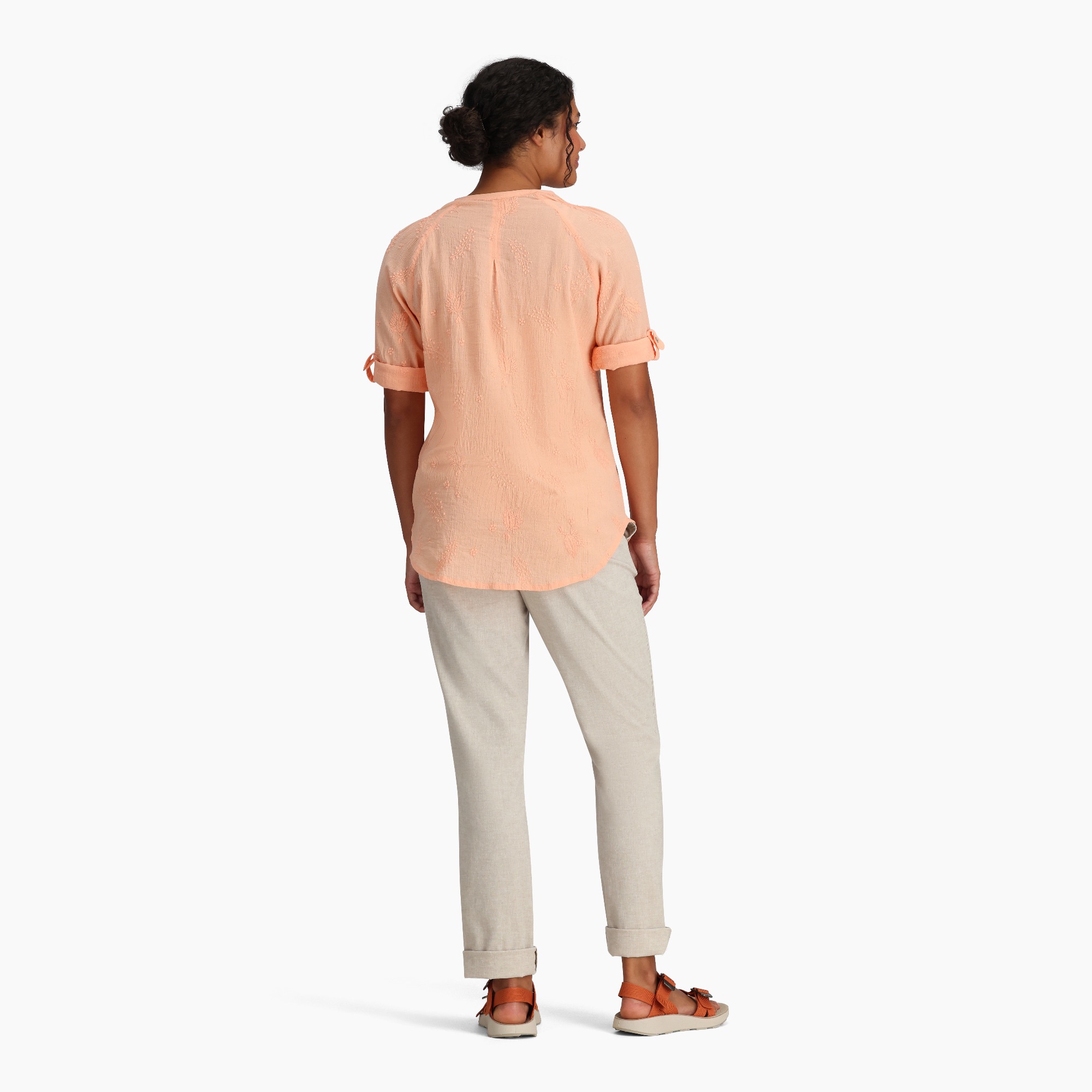 Royal Robbins Women's Oasis Tunic II 3/4 Sleeve Pacific Sunset 03