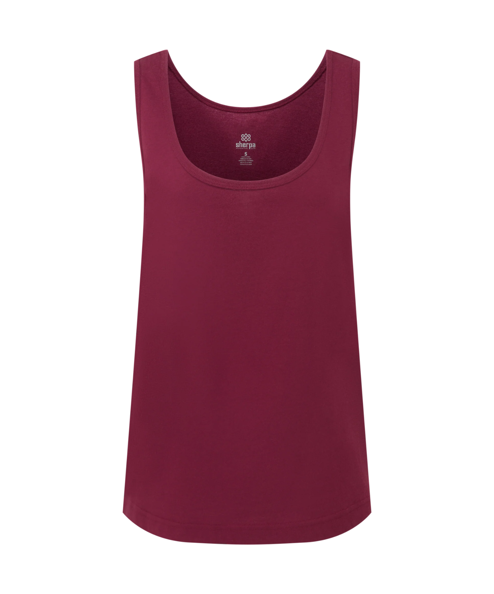 Sherpa Women's Jutnu Scoop Tank Wine 02