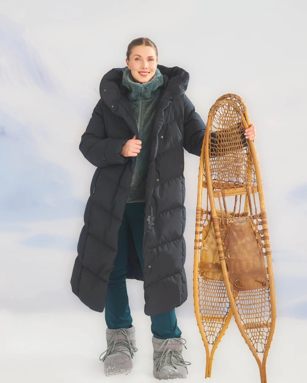 Joutsen Women's Aino Coat - Naisten untuvatakki Musta 03