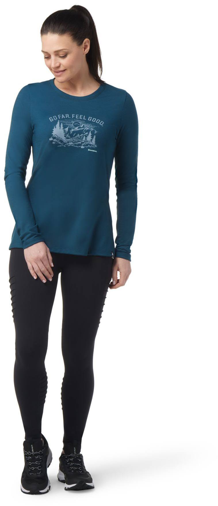 SmartWool Women's Wilderness Summit LS Sininen 02