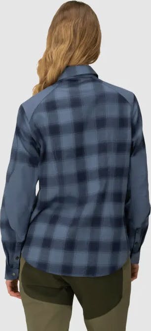 Norrøna Women's Femund Flannel Shirt Navy 02