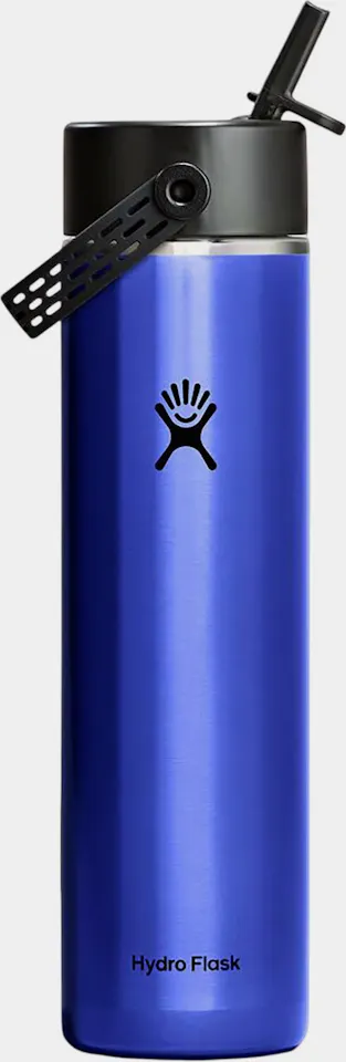 Hydro Flask 24oz Light Weight Wide Flex Strawcap Saphir 03