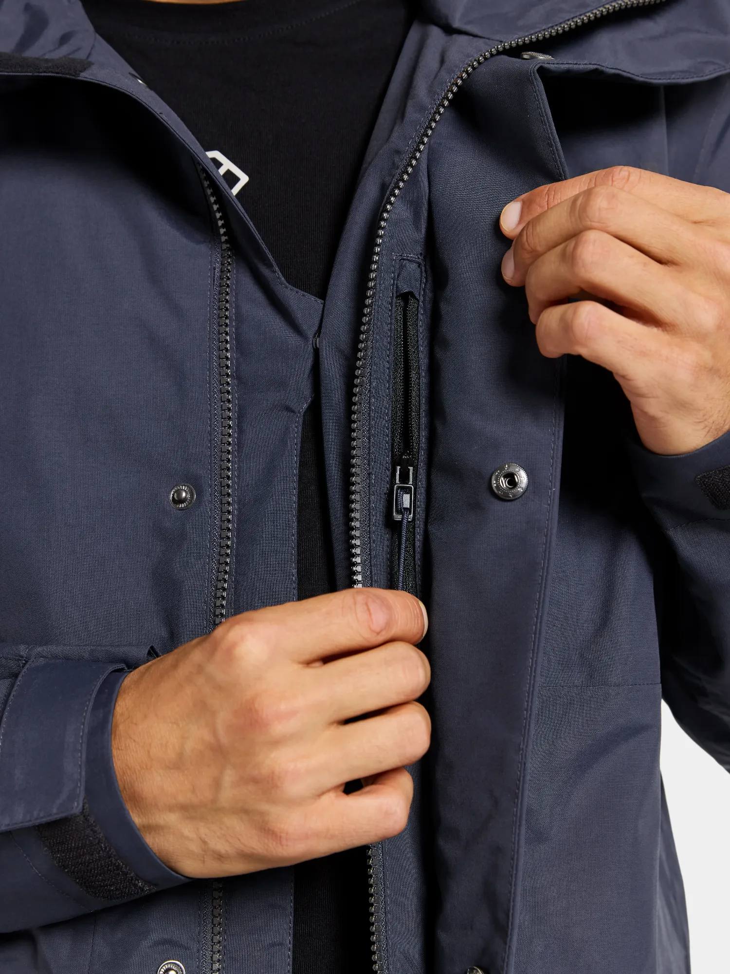 Didriksons Men's Andreas 2 Parka Tummansininen 10