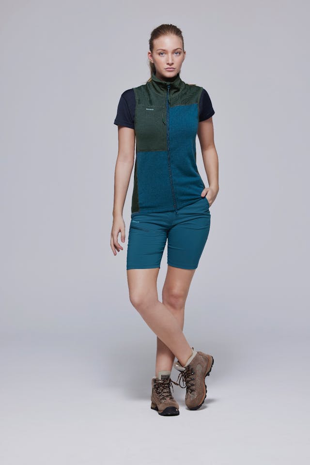 Devold Nibba Hiking Vest Women Green / Blue 04