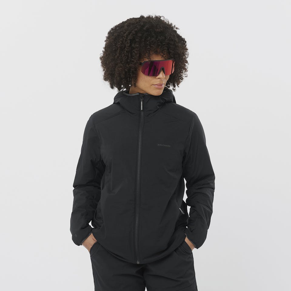 Salomon Women's Mountain Flex Hood Black 01