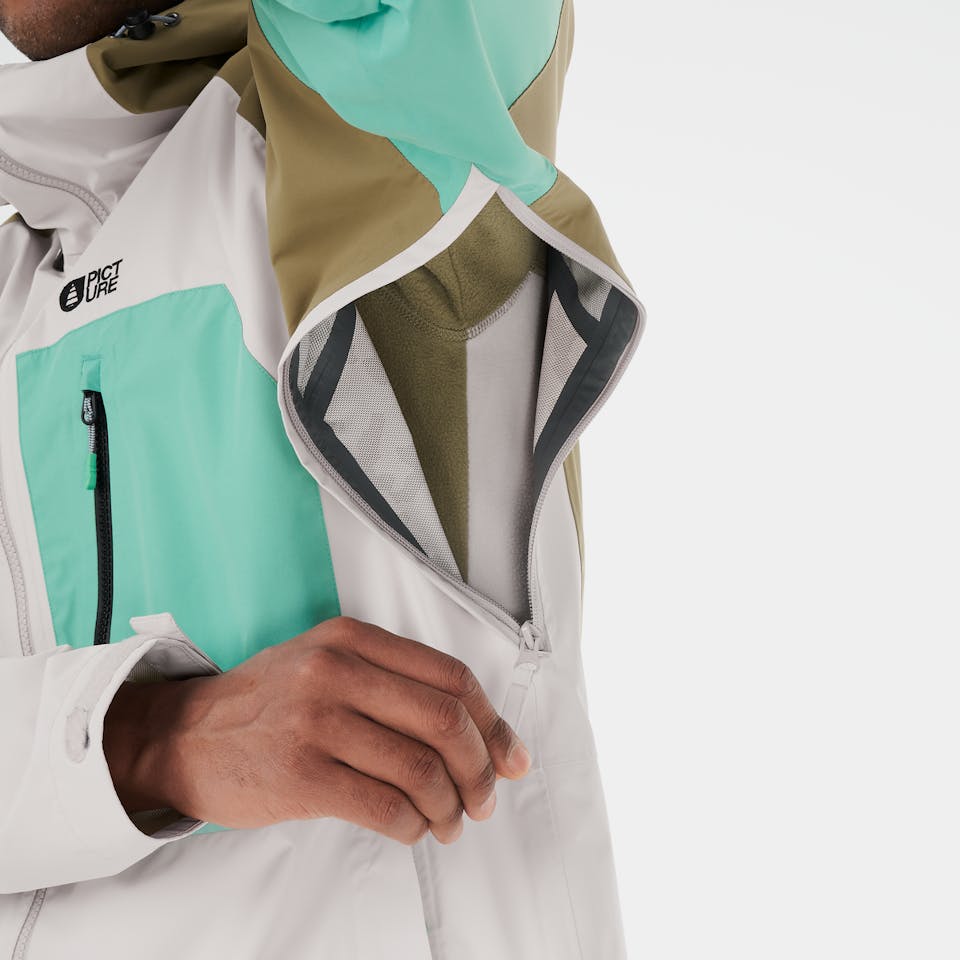 Picture Organic Clothing Men's Abstral + 2,5L Jacket White 05