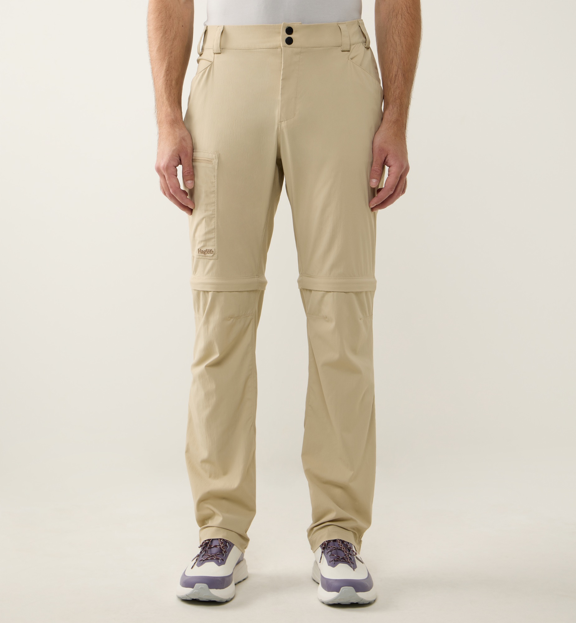 Haglöfs Men's Lite Standard Zipoff II Pant Chalk 12