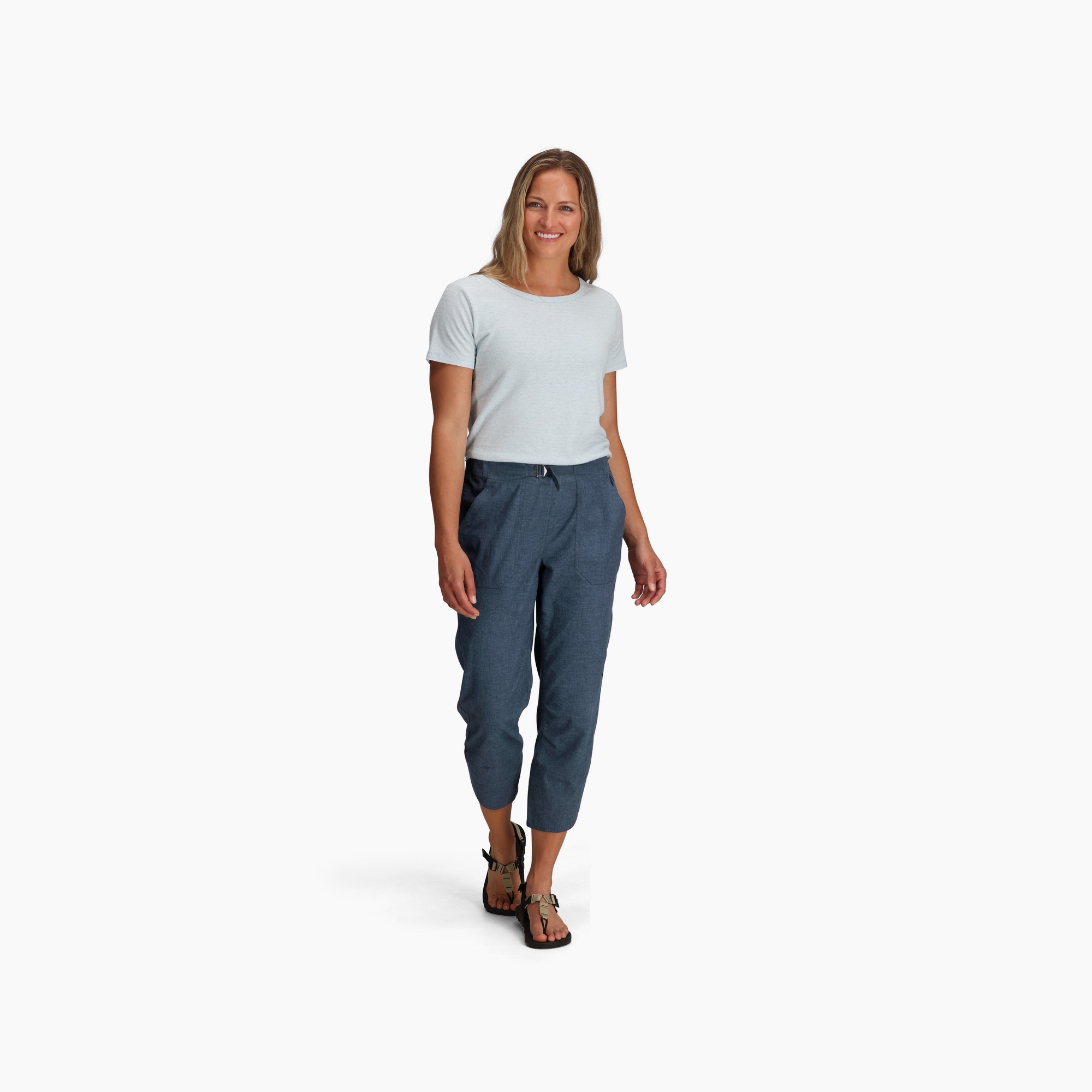 Royal Robbins Women's Hempline Capri Orion Blue 03