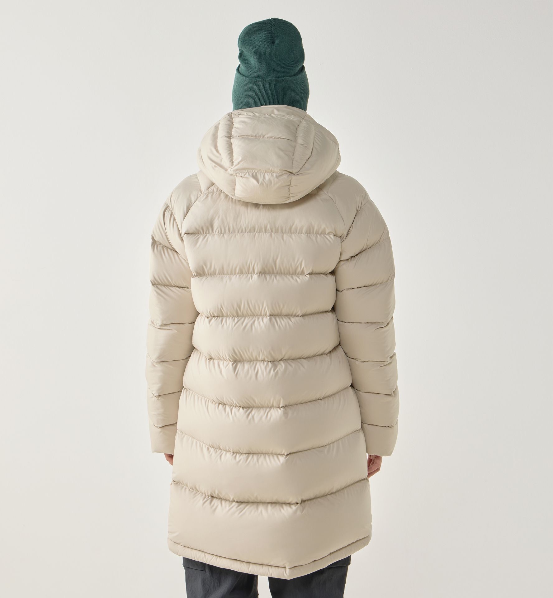 Haglöfs Women's Rosson Down Parka - Naisten untuvatakki Chalk Beige 04