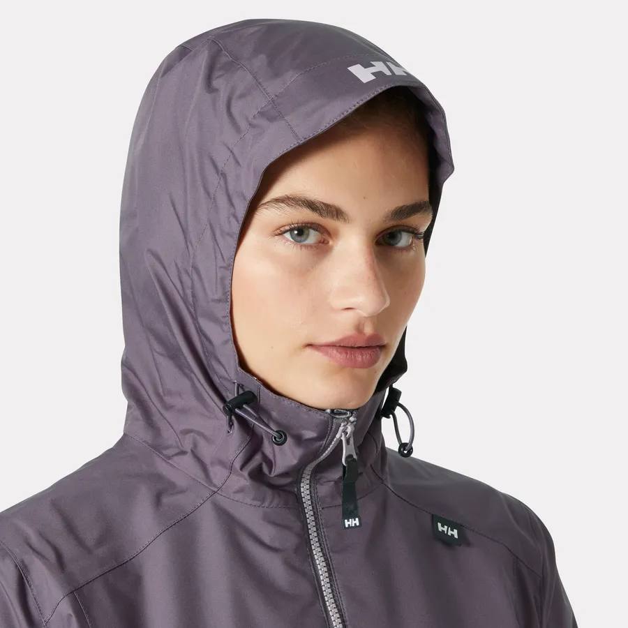 Helly Hansen Women's Long Belfast Jacket Smoked Purple 03