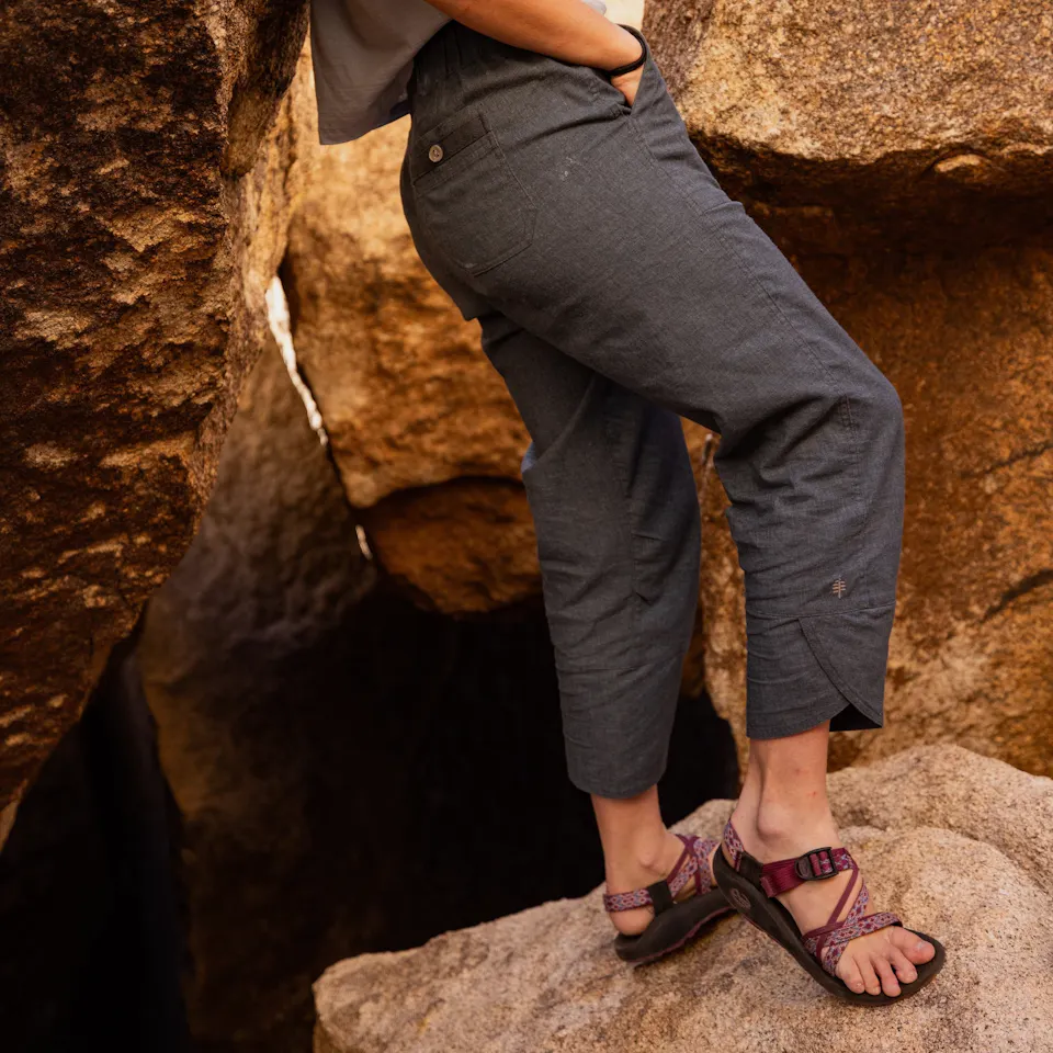 Royal Robbins Women's Hempline Capri Orion Blue 06
