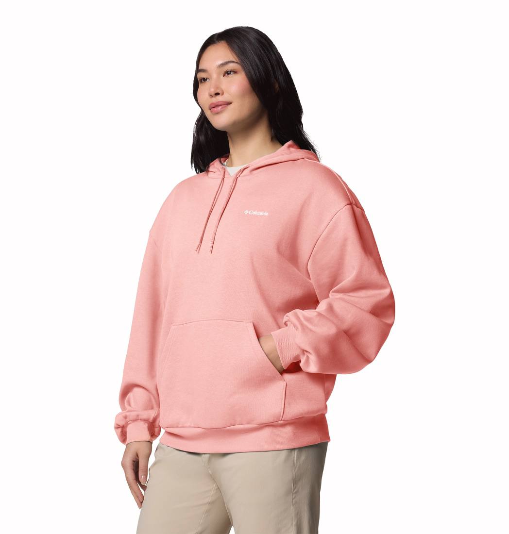 Columbia Women's Aldermore Hoodie Pink Sand 02