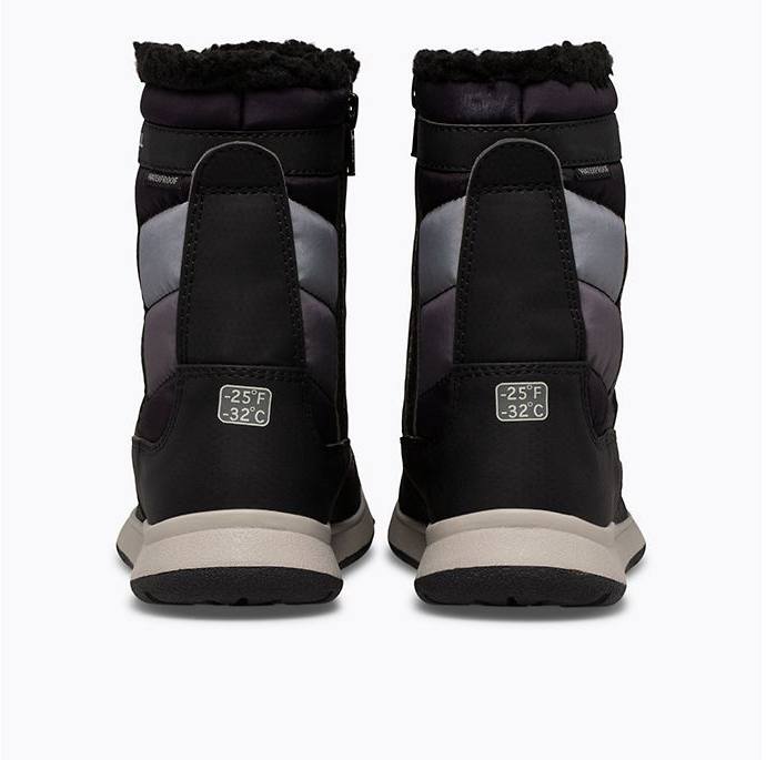 Merrell Alpine Puffer Kids WP Musta / Harmaa 03