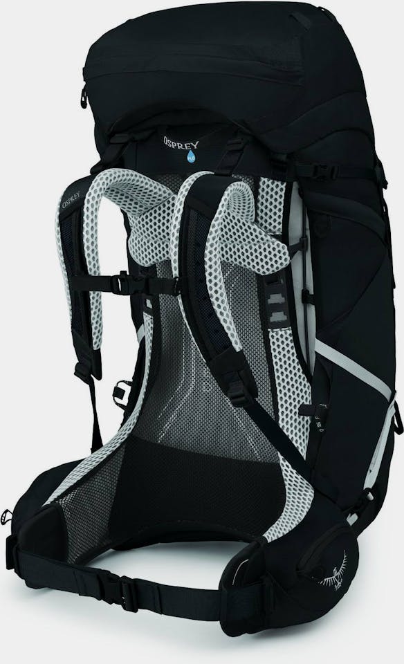 Osprey Atmos AG LT 65, Hanwag Men's Nazcat II GTX Musta 04