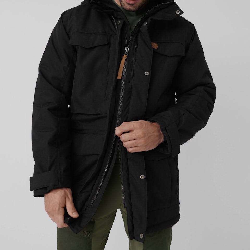 Fjällräven Men's Nuuk Parka - Miesten parkatakki Musta 06