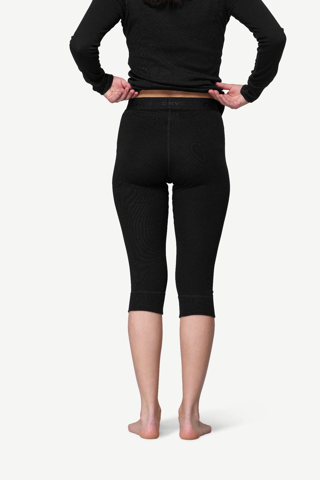 Devold Duo Active Merino 205 3/4 Long Johns Woman Black 03