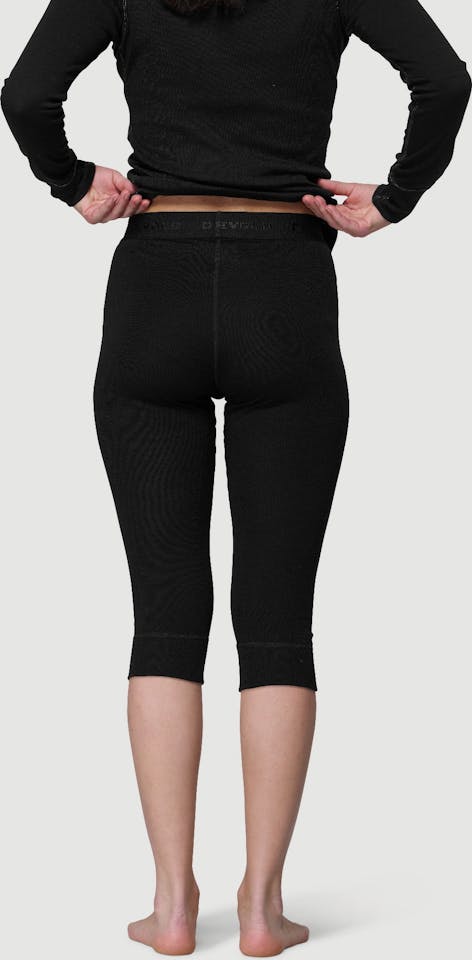 Devold Duo Active Merino 205 3/4 Long Johns Woman Black 03