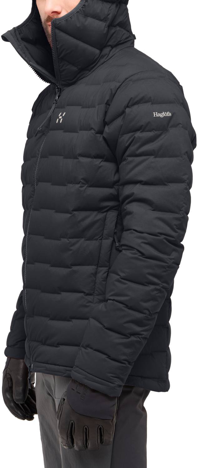 Haglöfs Men's Spitz Down Hood - Miesten untuvatakki Musta 04