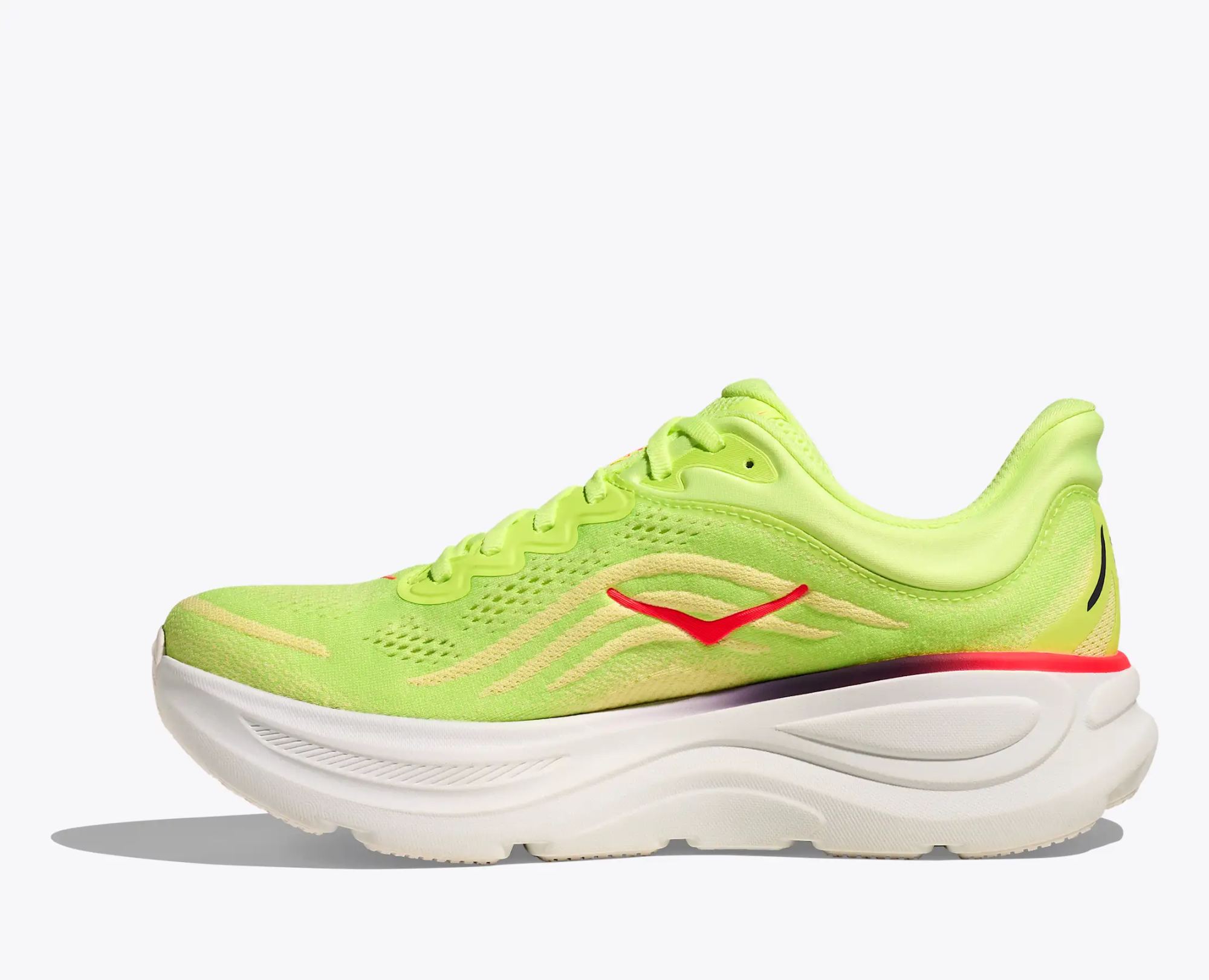 Hoka Men's Bondi 9 Neon Yuzu / Sunlight 09