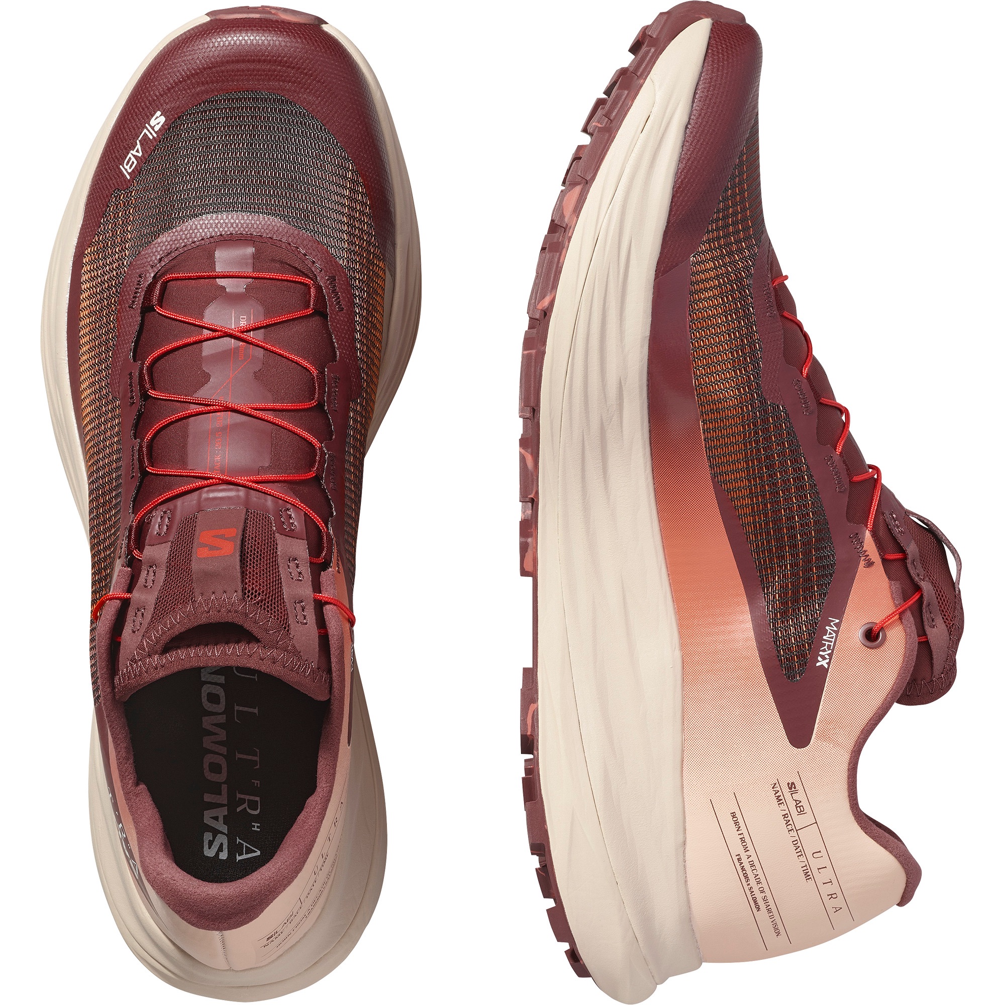 Salomon S/Lab Ultra V2 Dark red 06