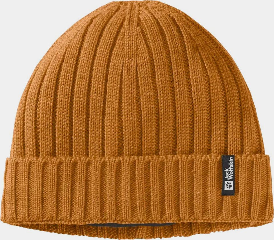 Jack Wolfskin Rib Knit Beanie Dark orange 01