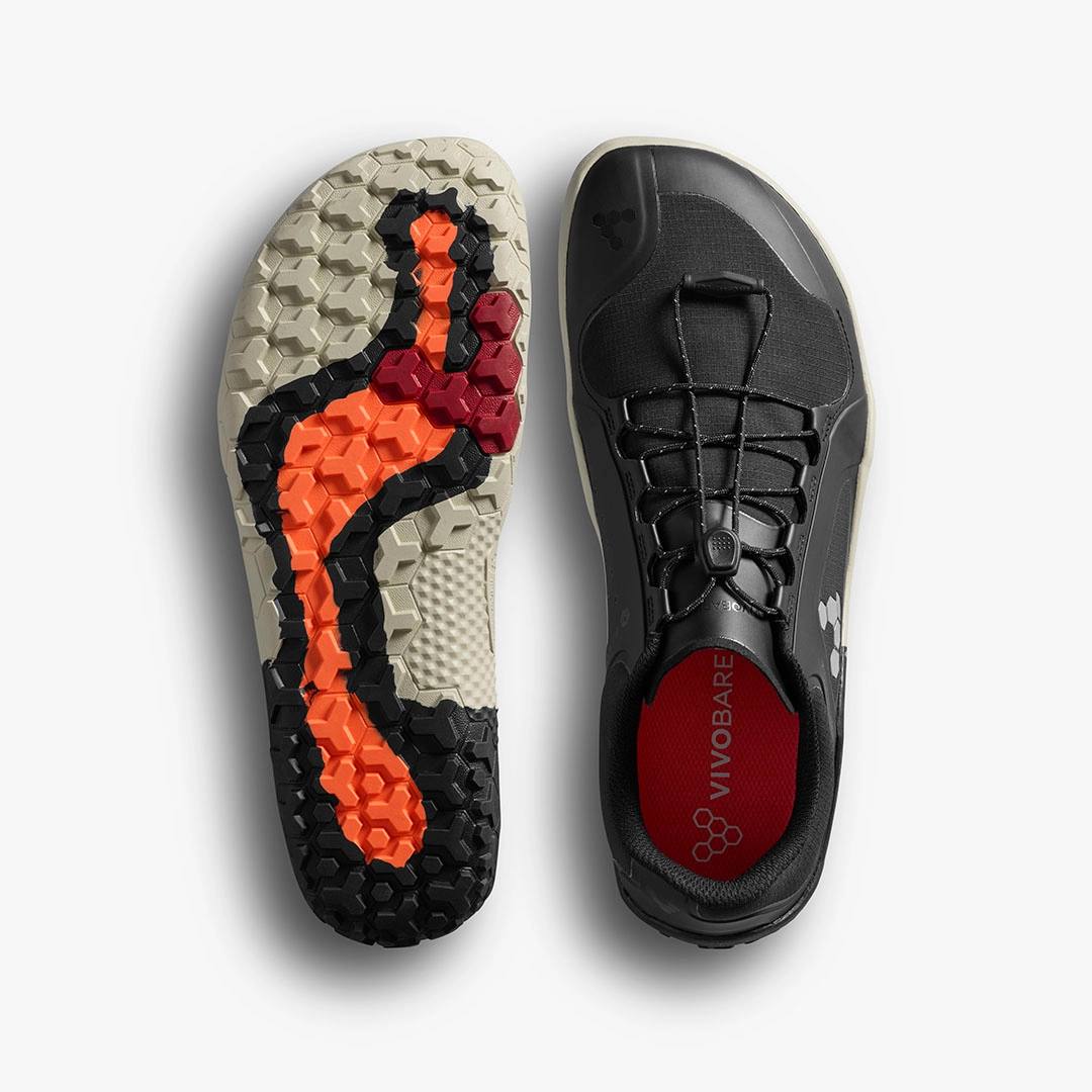 Vivobarefoot Men's Primus Trail III All Weather FG Obsidian 07