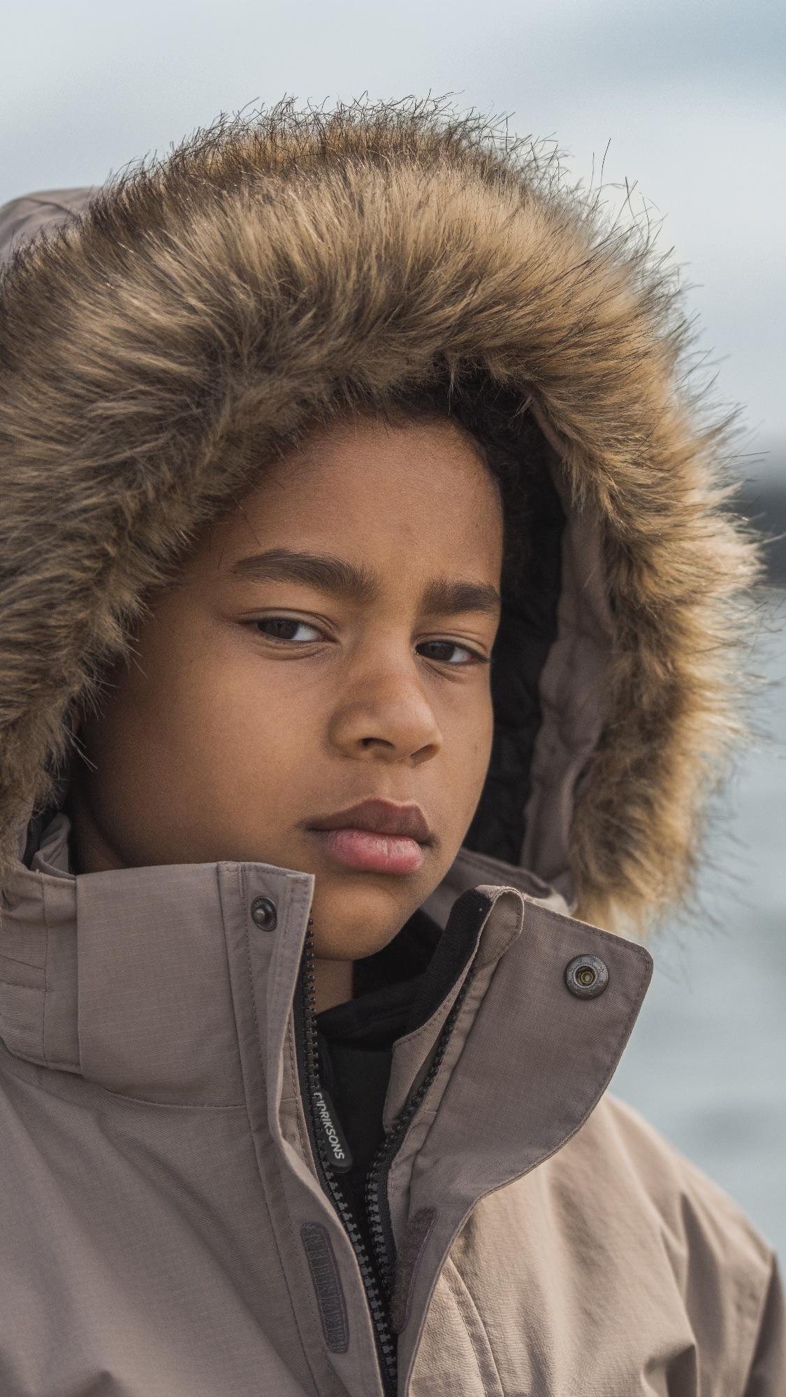 Didriksons Sylvin Kids Parka Ash 14