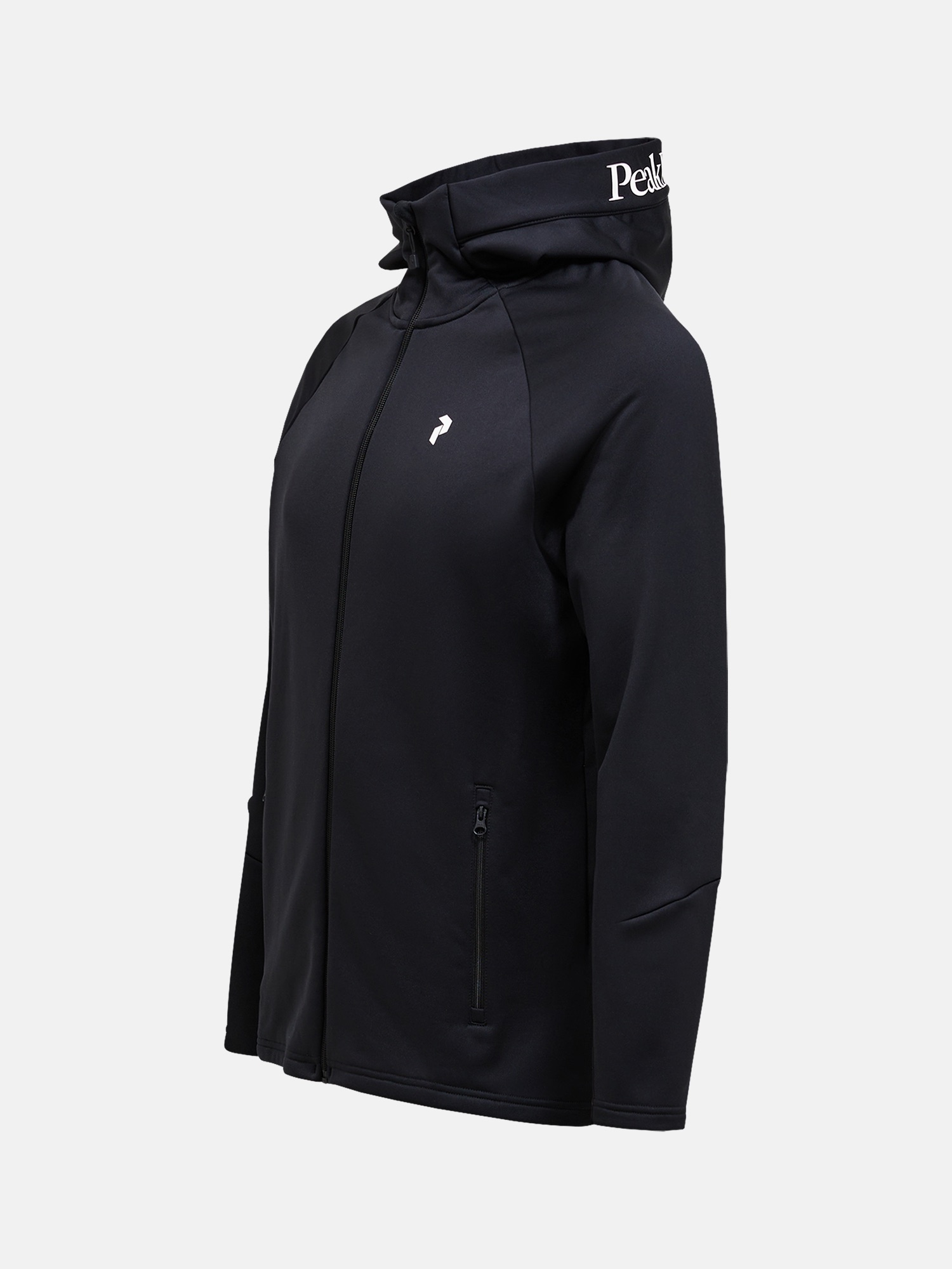 Peak Performance Men's Rider Essentials Midlayer Zip Hood Black 03
