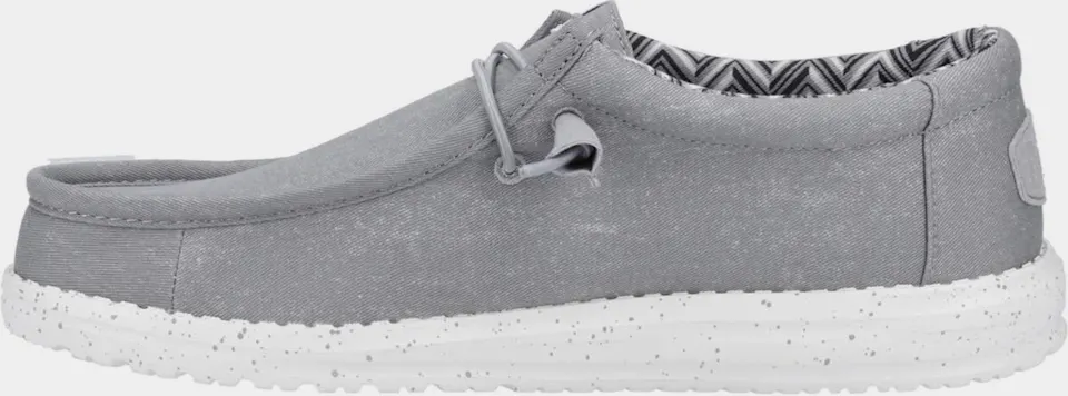 HeyDude Wally Stretch Canvas Light grey 03