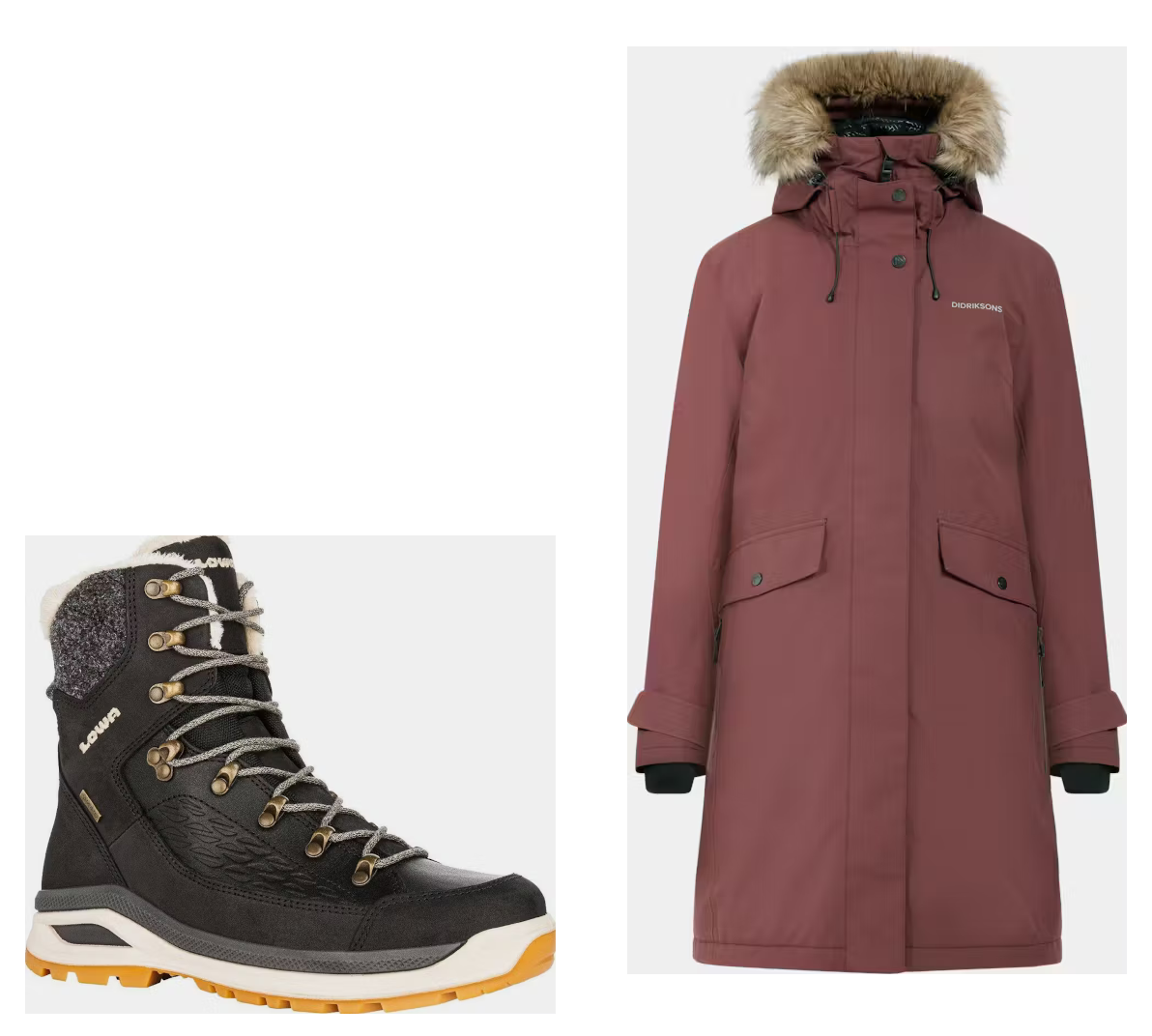 Didriksons Women's Erika Parka 3 ja Women's Renegade Evo Ice